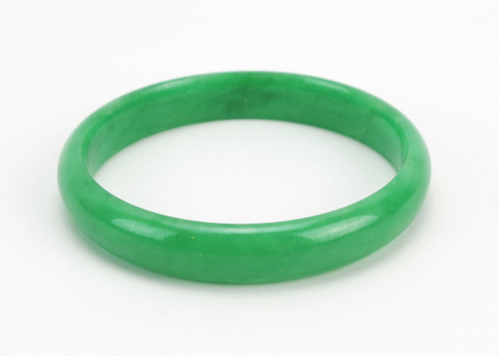 Green Jadeite Bangle Bracelet - 2