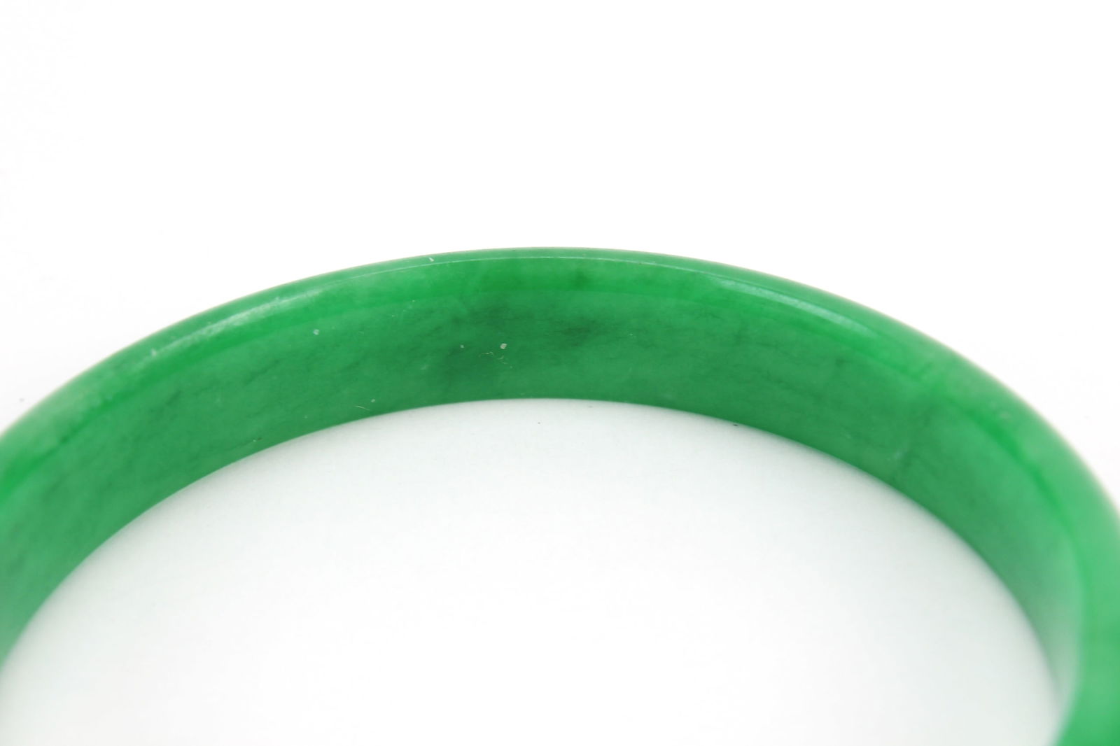 Green Jadeite Bangle Bracelet - 3