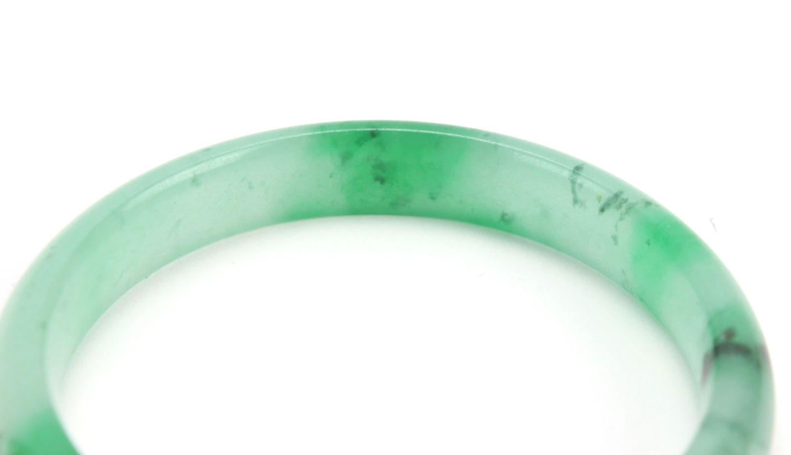 Green Jadeite Bangle Bracelet - 3