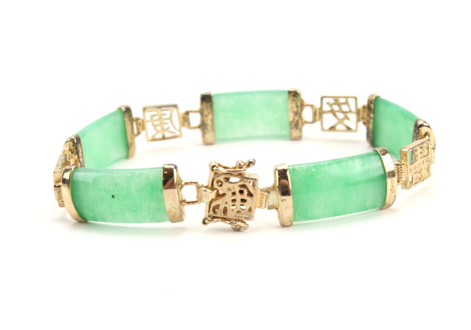 Two Jadeite Bead Bracelets Set - 6