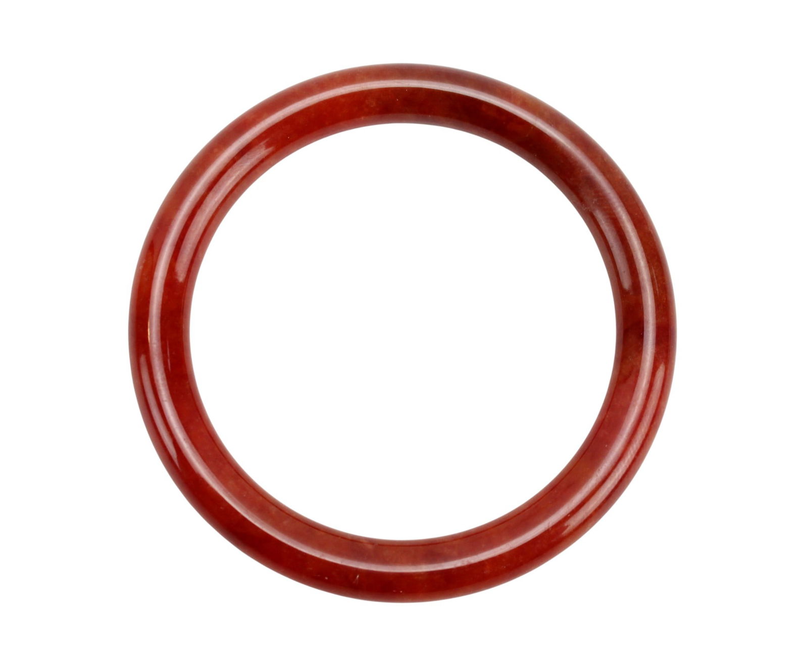 Red Jadeite Bangle Bracelet (1 of 4)