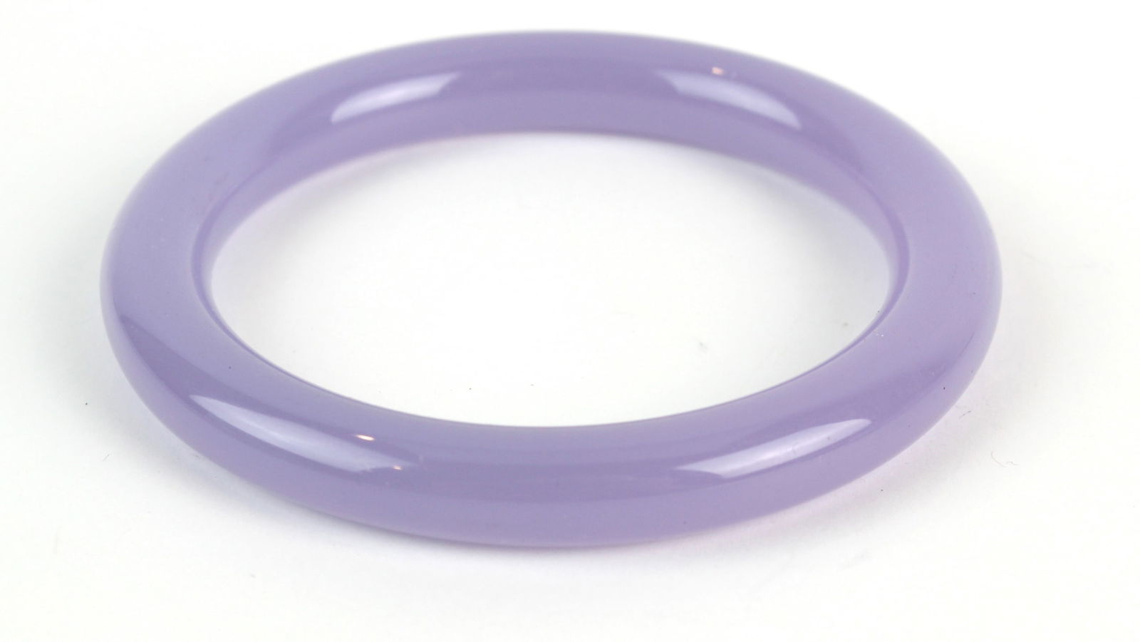Two Lavender Hardstone Bangles - 3