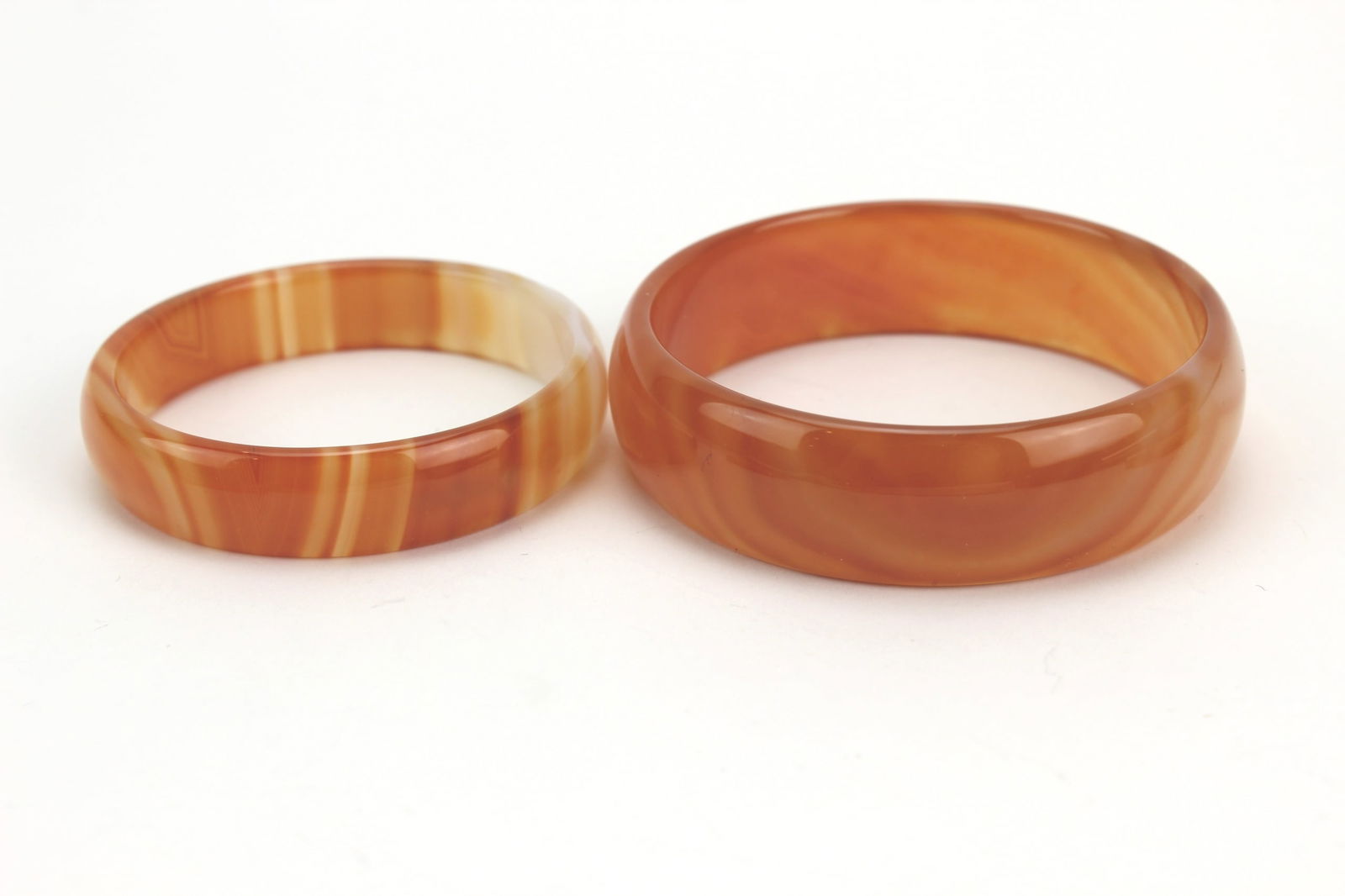 Five Assorted Hardstone Bangles - 3