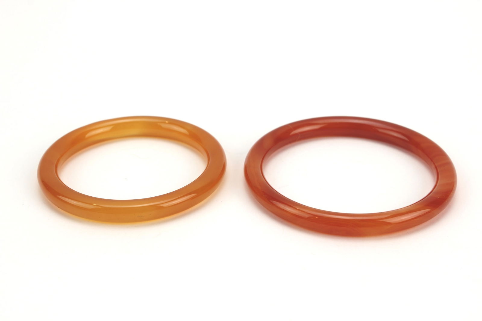 Five Assorted Hardstone Bangles - 5