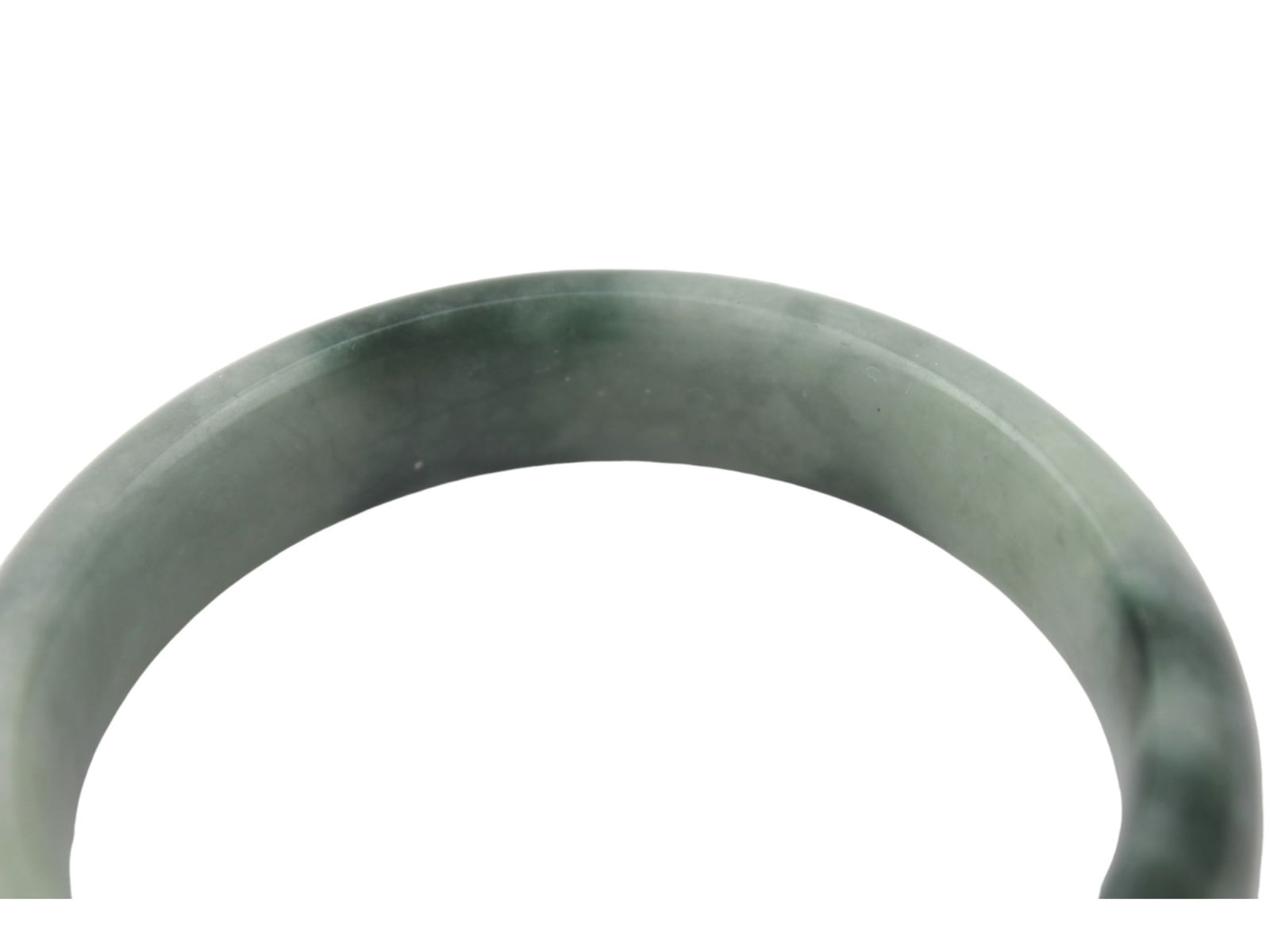 Two Green Jadeite Bangle Bracelets - 9