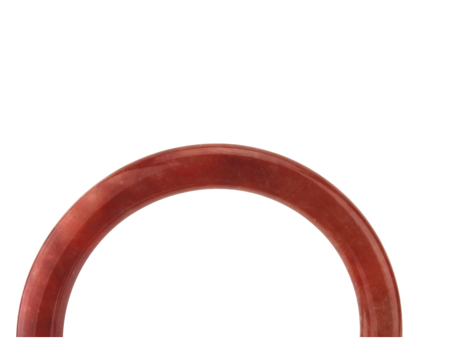 TWO JADEITE BANGLE BRACELETS - 6