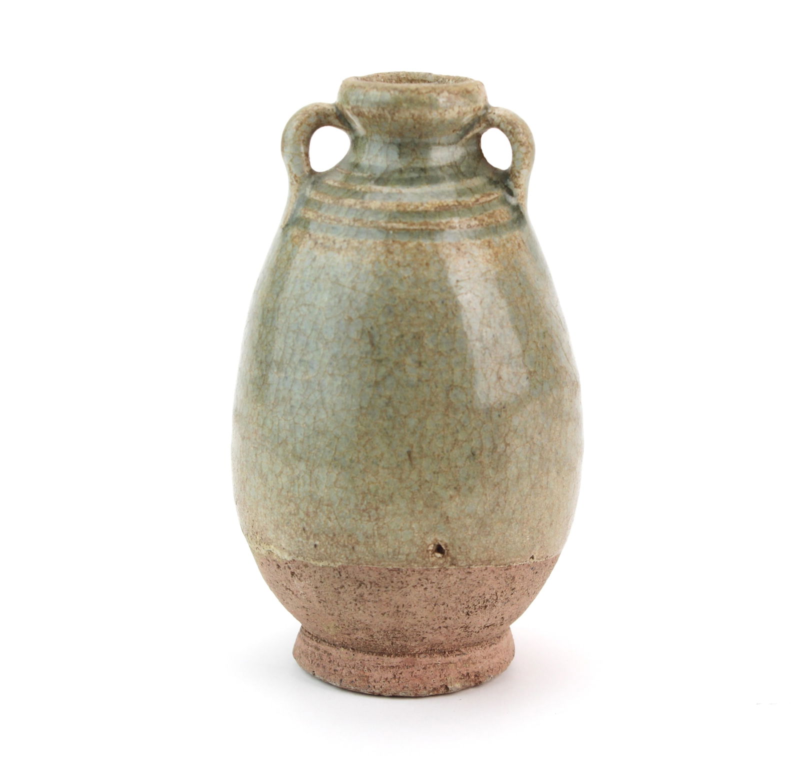 Small Chinese Celadon Vase with Two Handles (1 of 6)