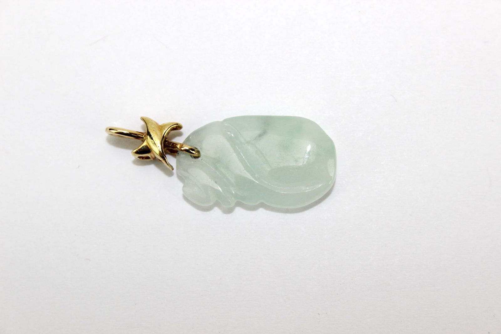 Two Carved Jadeite Pendants - 6