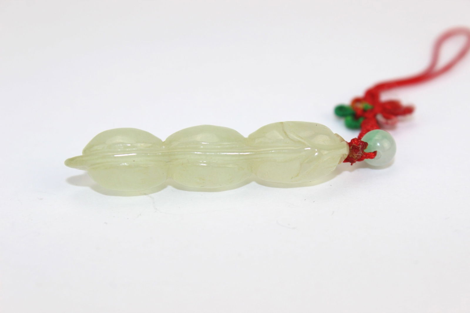 Two Carved Jadeite Pendants - 7