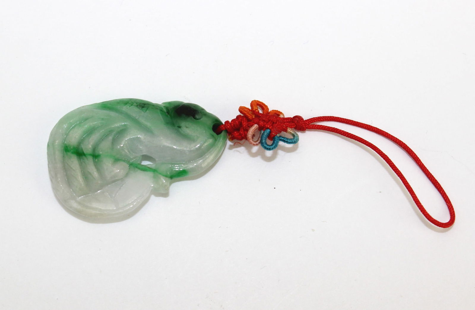 Two Carved Jadeite Pendants - 7