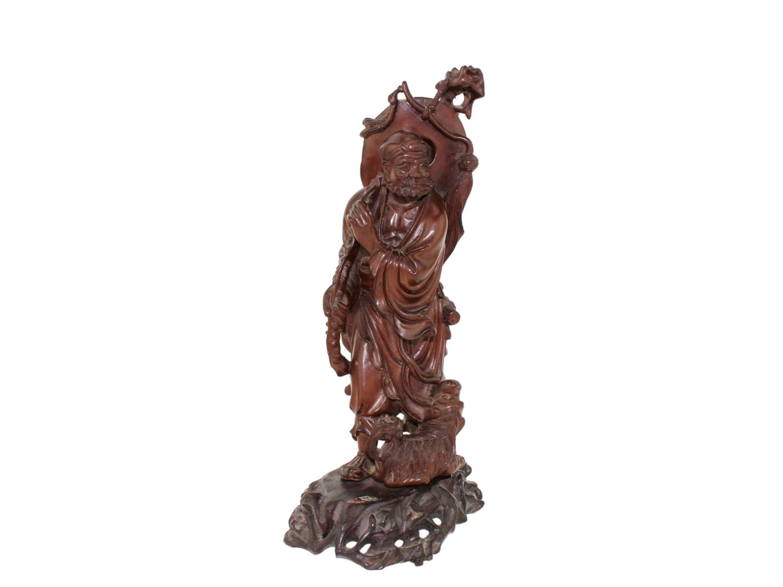 Chinese Carved Boxwood Immortal Figure (1 of 13)
