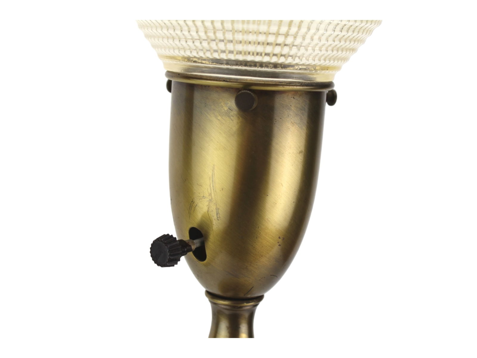 Brass Table Lamp with Dolphin Base - 5