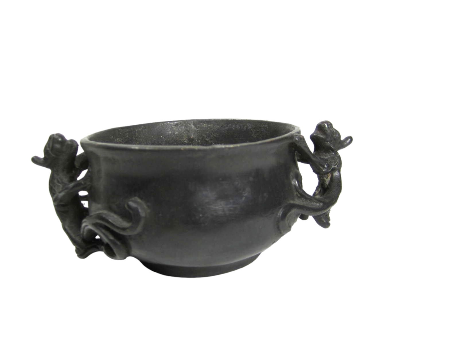 A Chinese Bronze Censer with Dragon Handles (1 of 6)