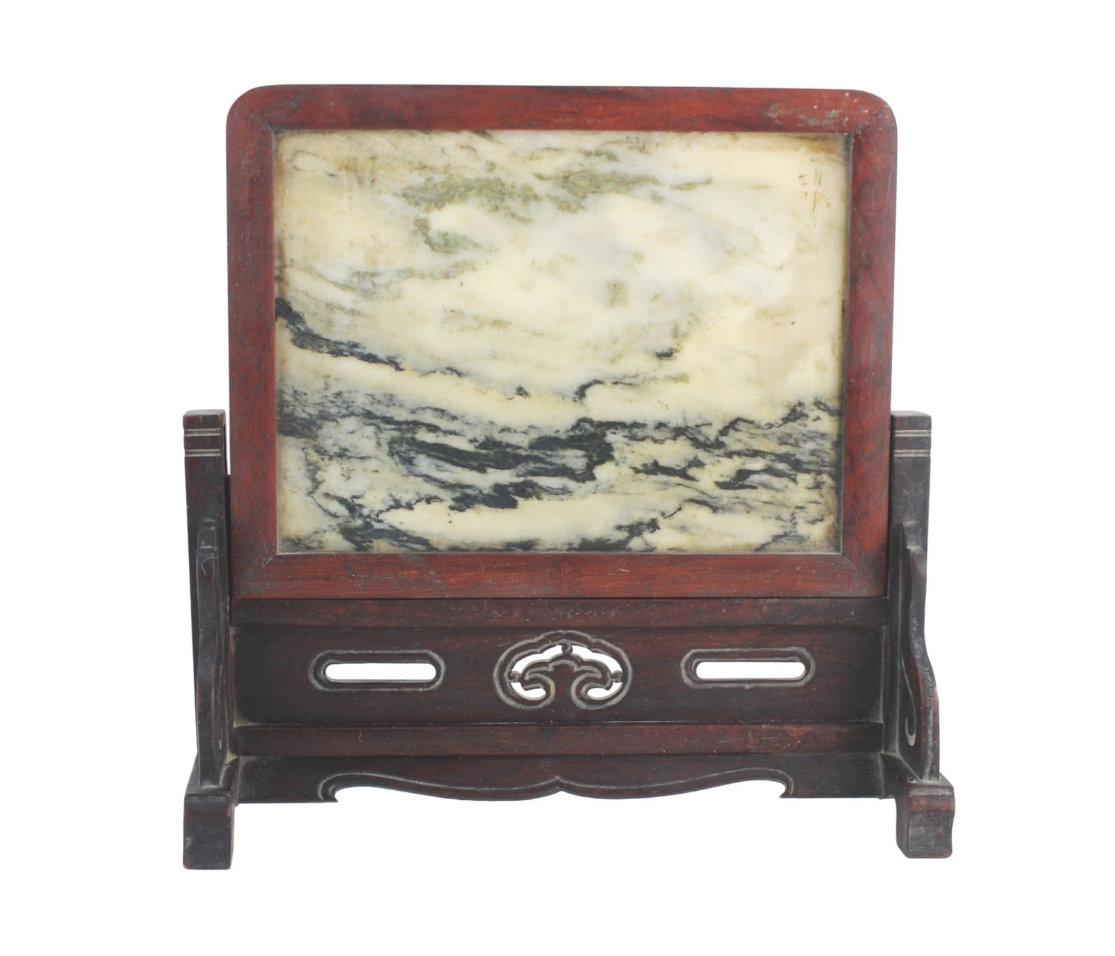 Chinese Table Screen w/ Marble Panel (1 of 4)