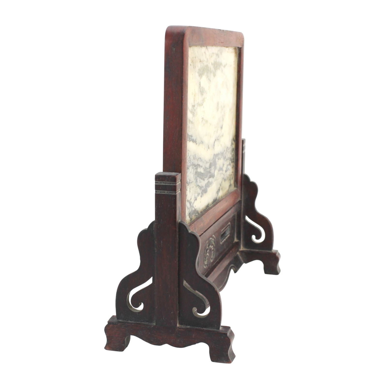 Chinese Table Screen w/ Marble Panel - 2