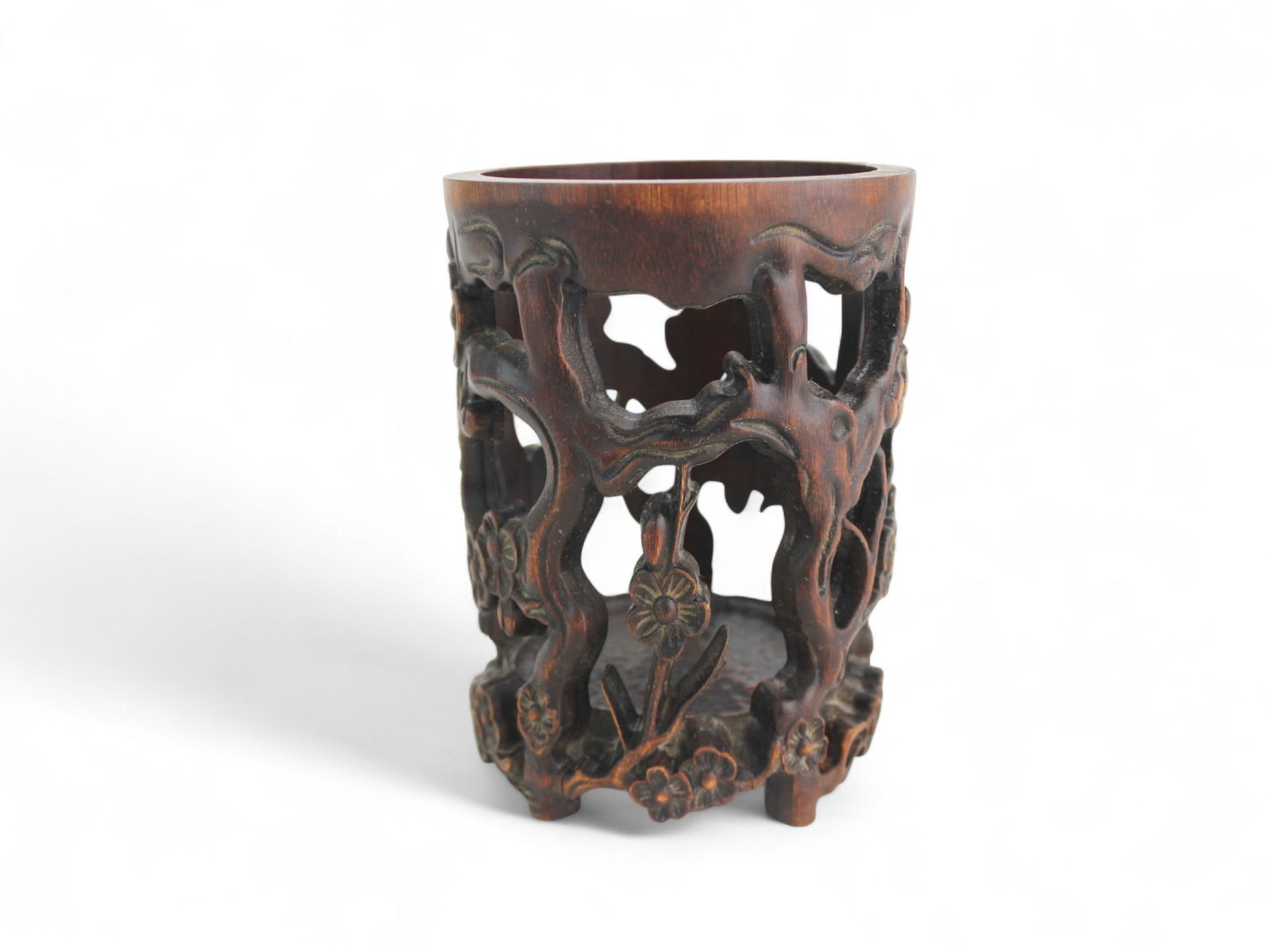 Two Chinese Carved Bamboo Containers - 3