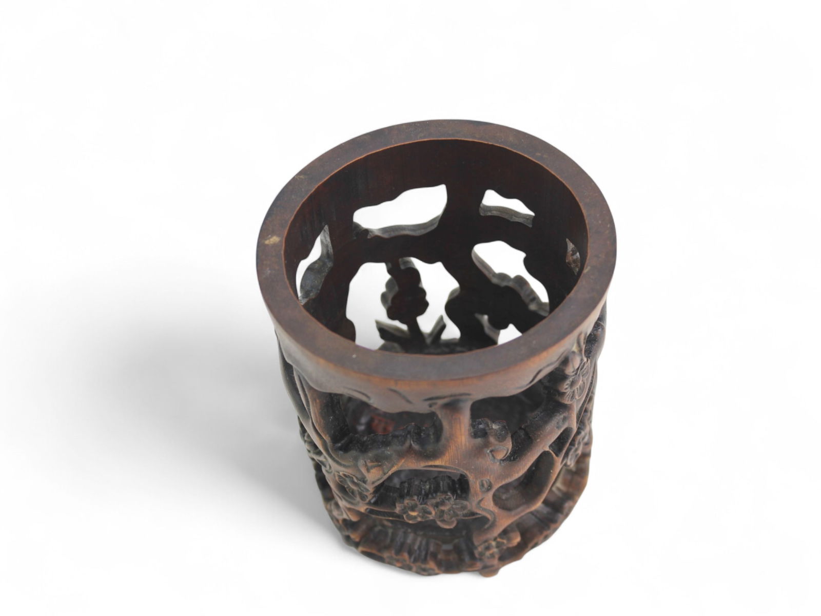 Two Chinese Carved Bamboo Containers - 6