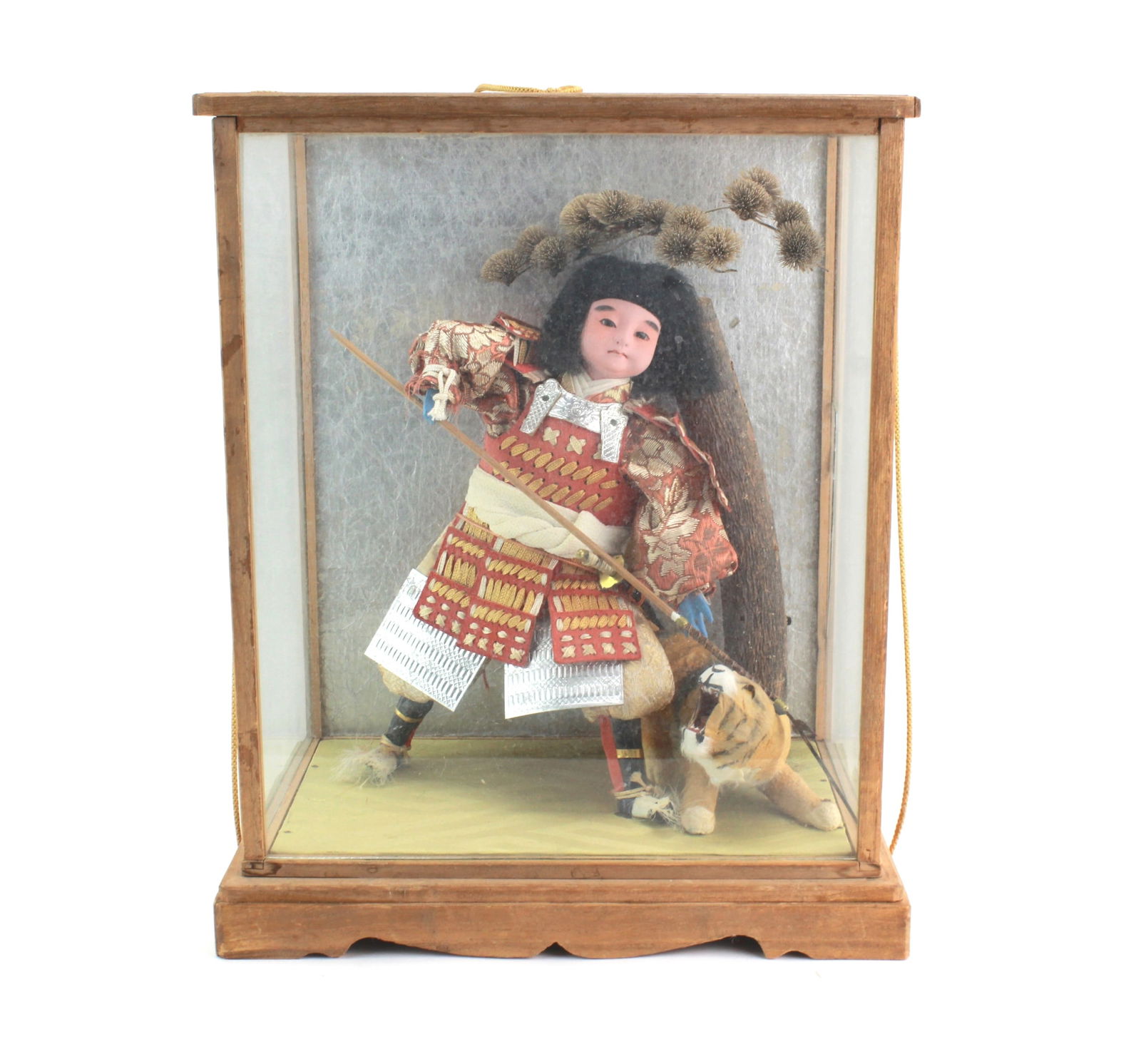 Japanese Samurai Warrior Doll with Tiger (1 of 11)