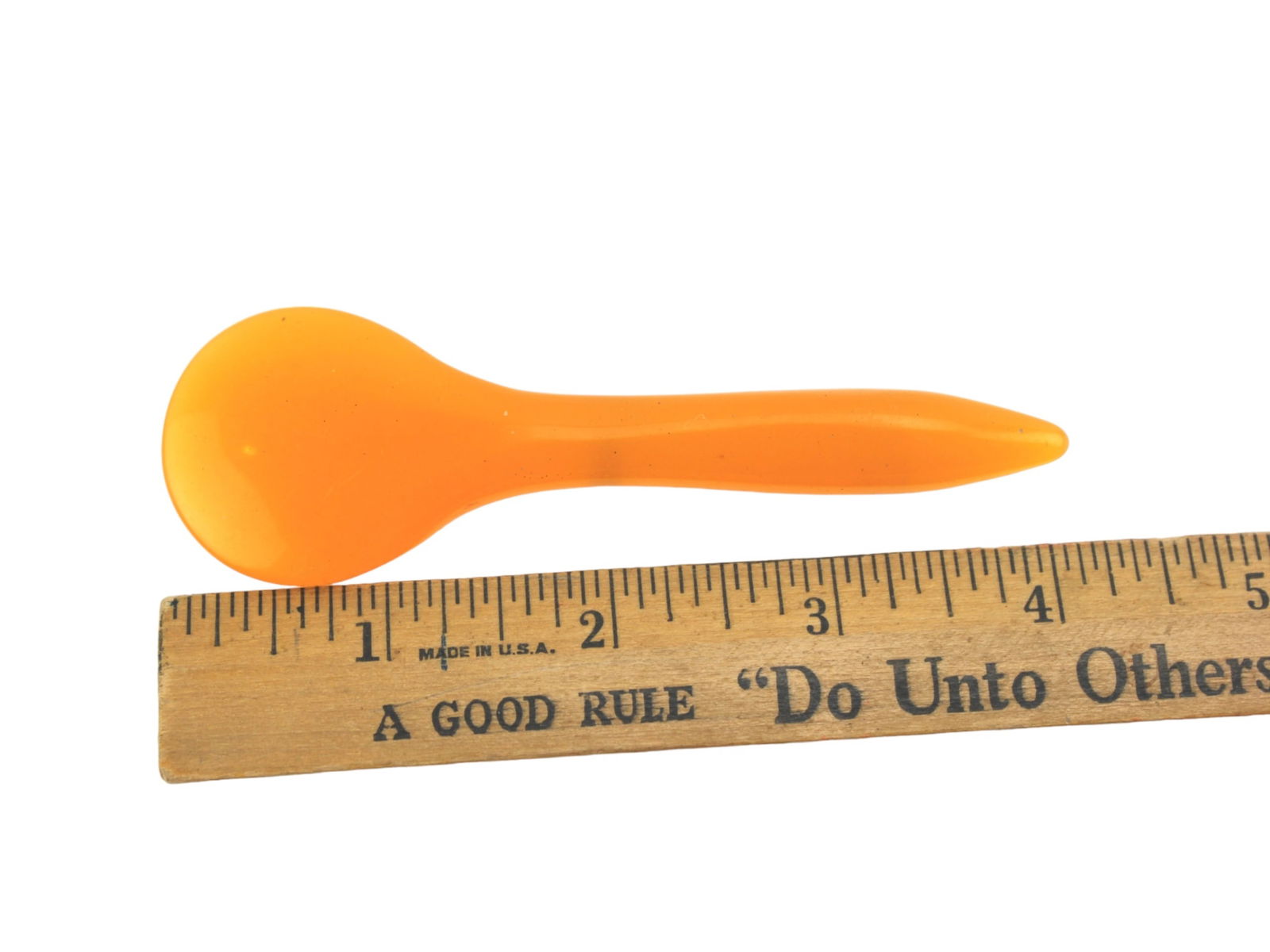 Vintage Amber Bakelite Spoon - 3