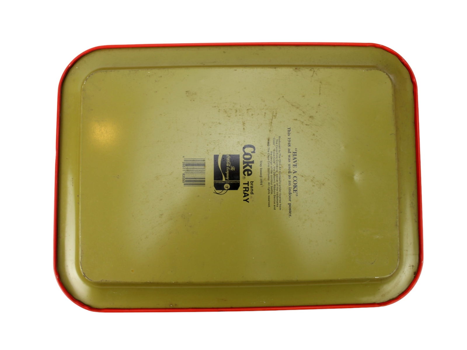 FIVE COCA COLA SERVING TRAYS - 10
