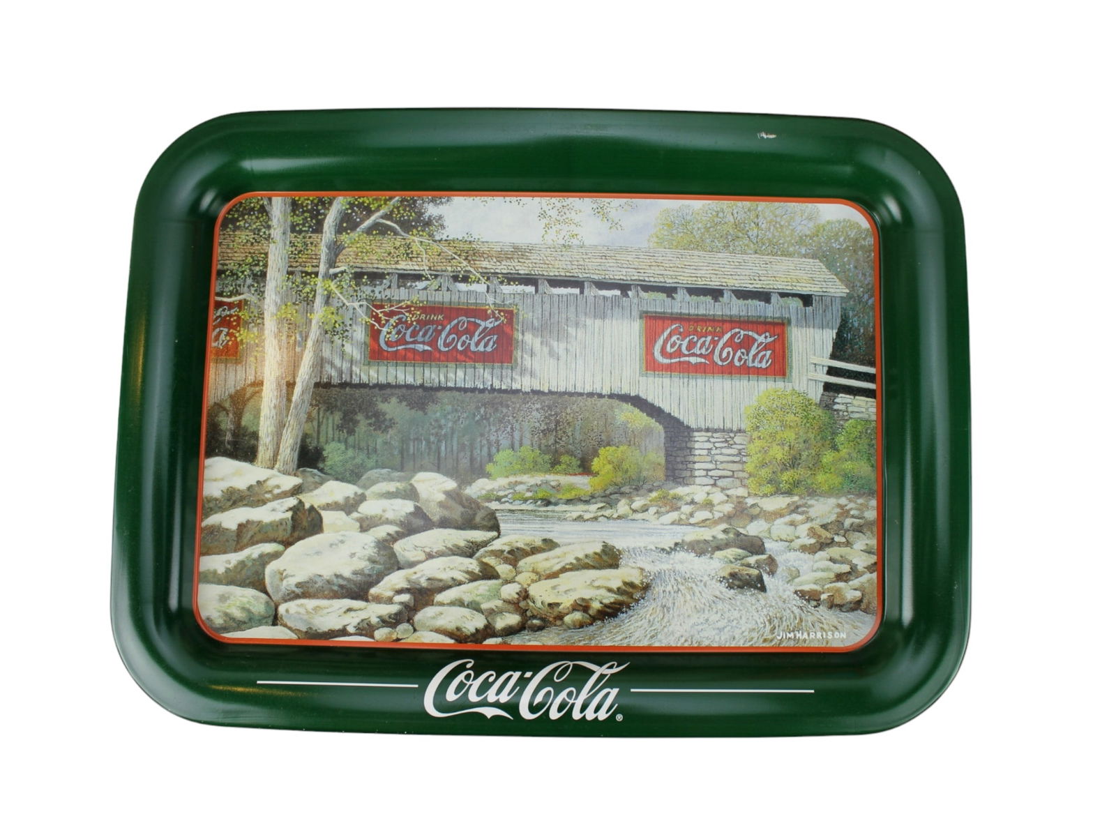FIVE COCA COLA SERVING TRAYS - 2