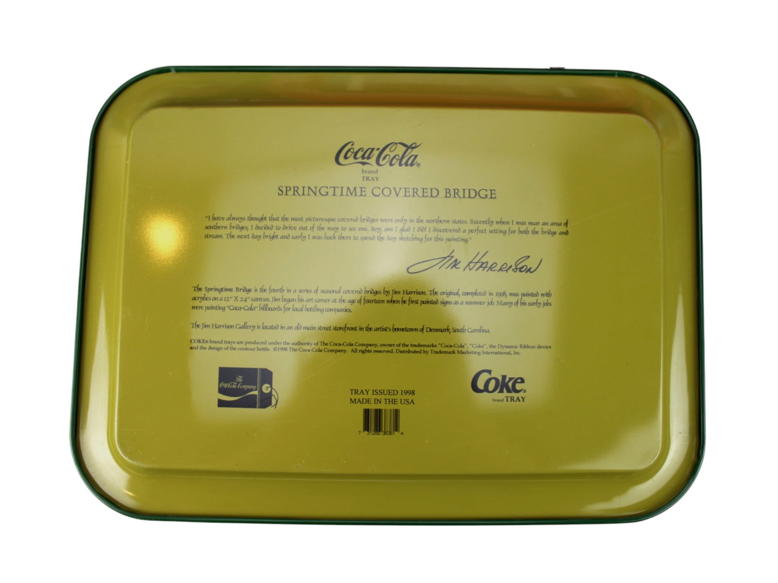 FIVE COCA COLA SERVING TRAYS - 3