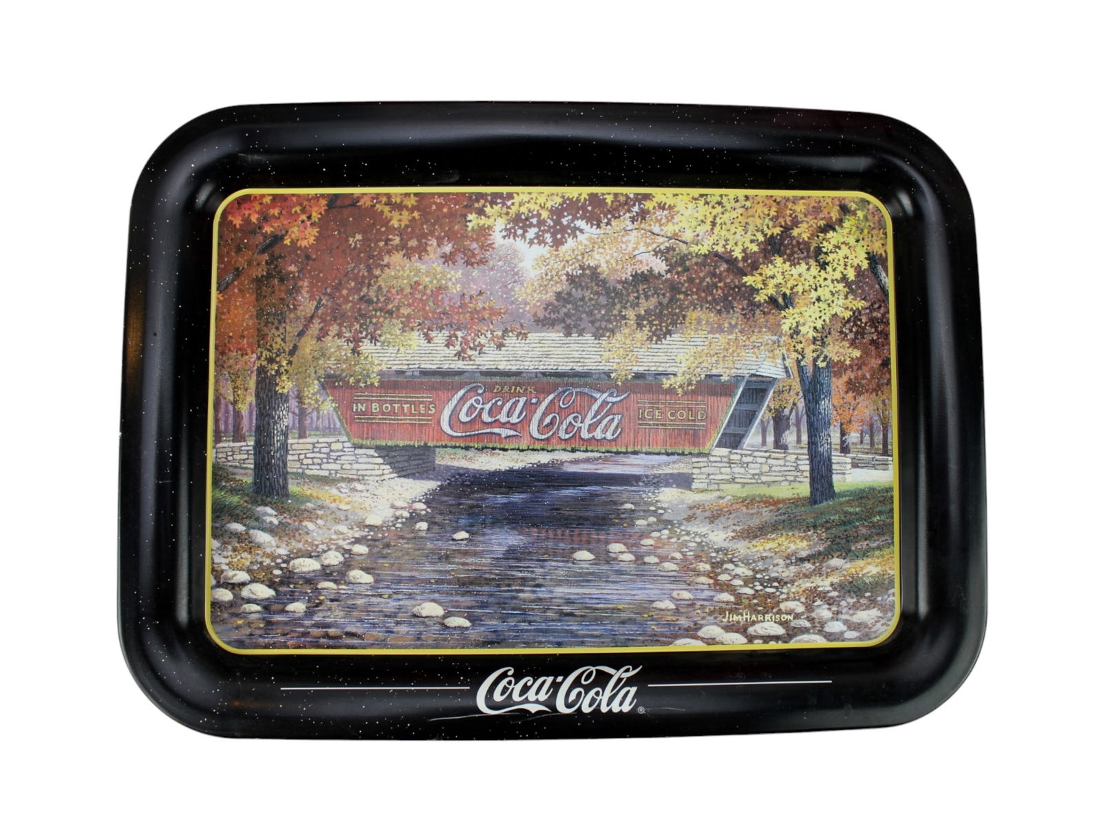 FIVE COCA COLA SERVING TRAYS - 4