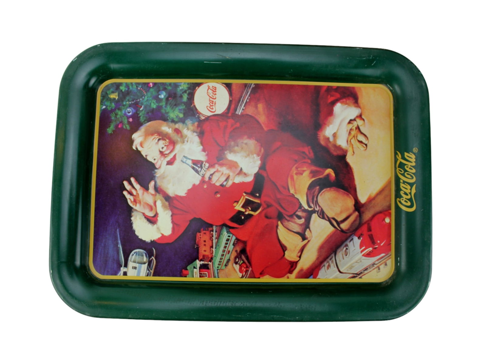 FIVE COCA COLA SERVING TRAYS - 6