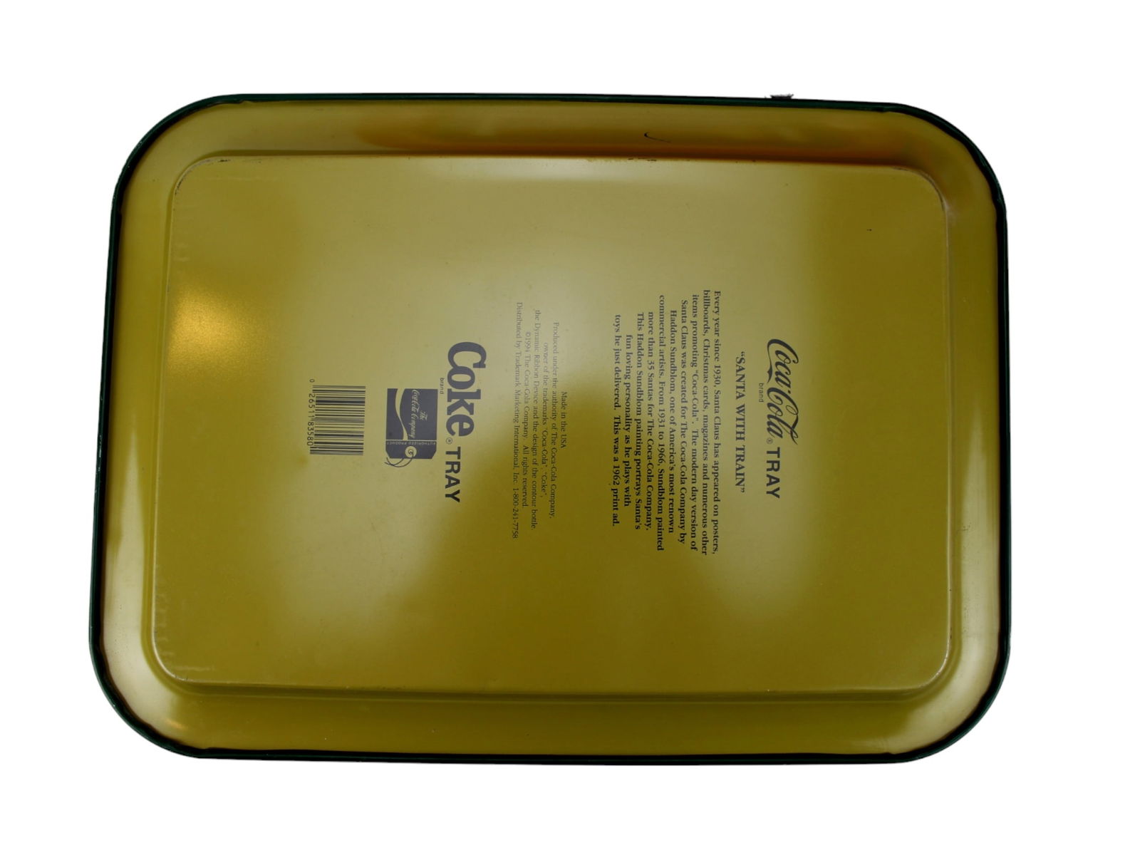 FIVE COCA COLA SERVING TRAYS - 7