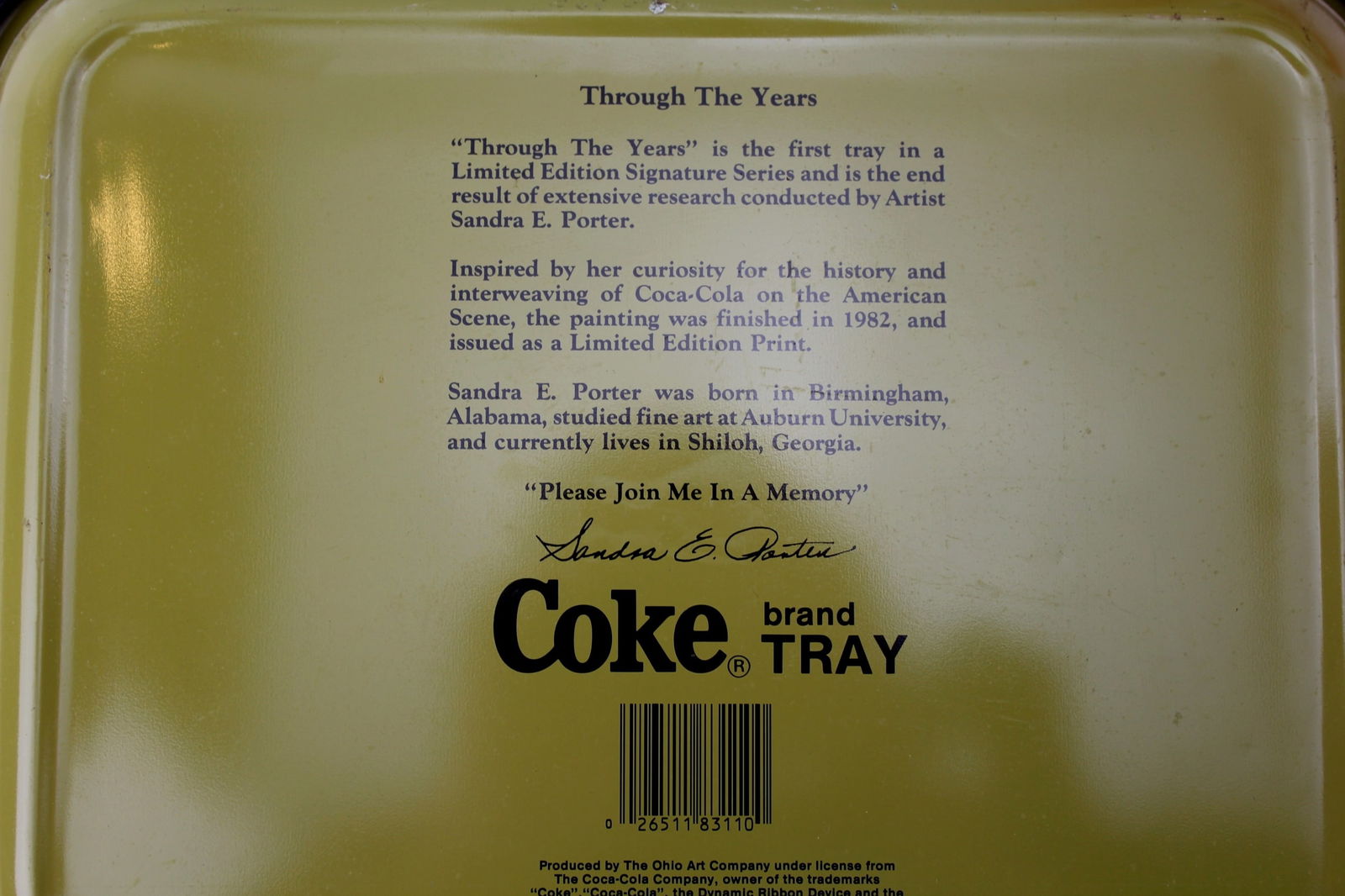 FOUR COCA COLA SERVING TRAYS - 10