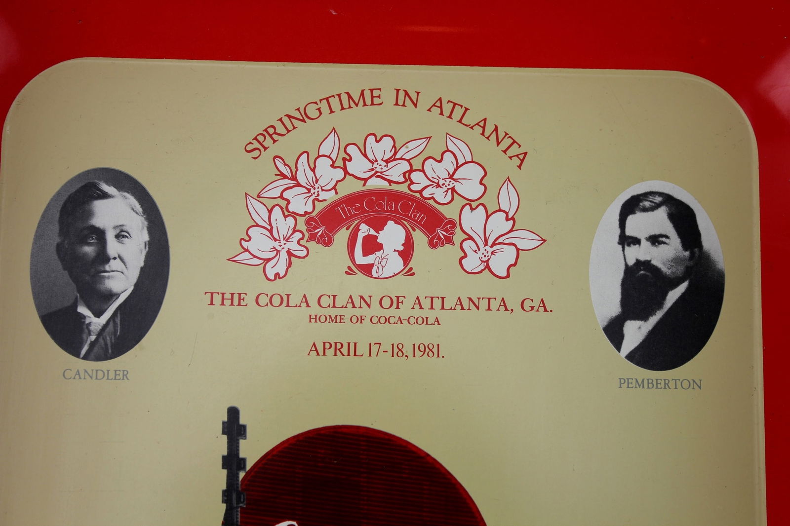 FOUR COCA COLA SERVING TRAYS - 12