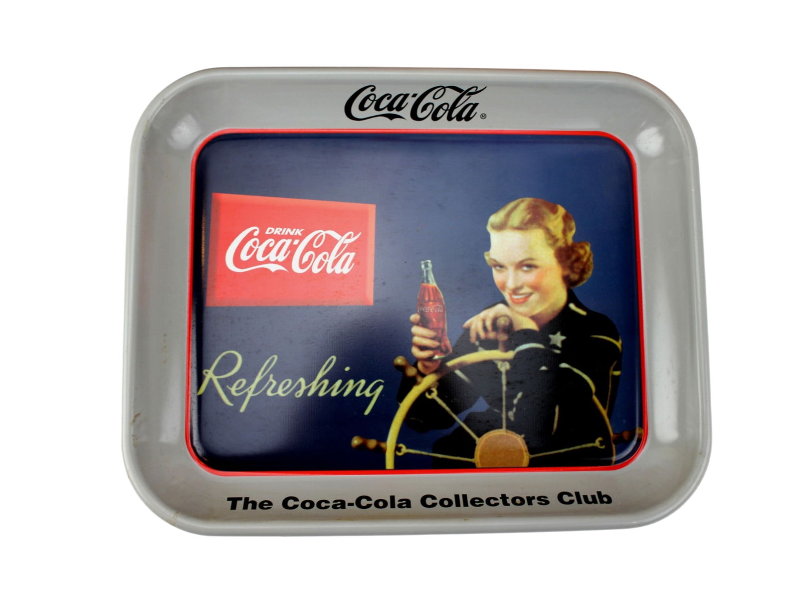FOUR COCA COLA SERVING TRAYS - 5