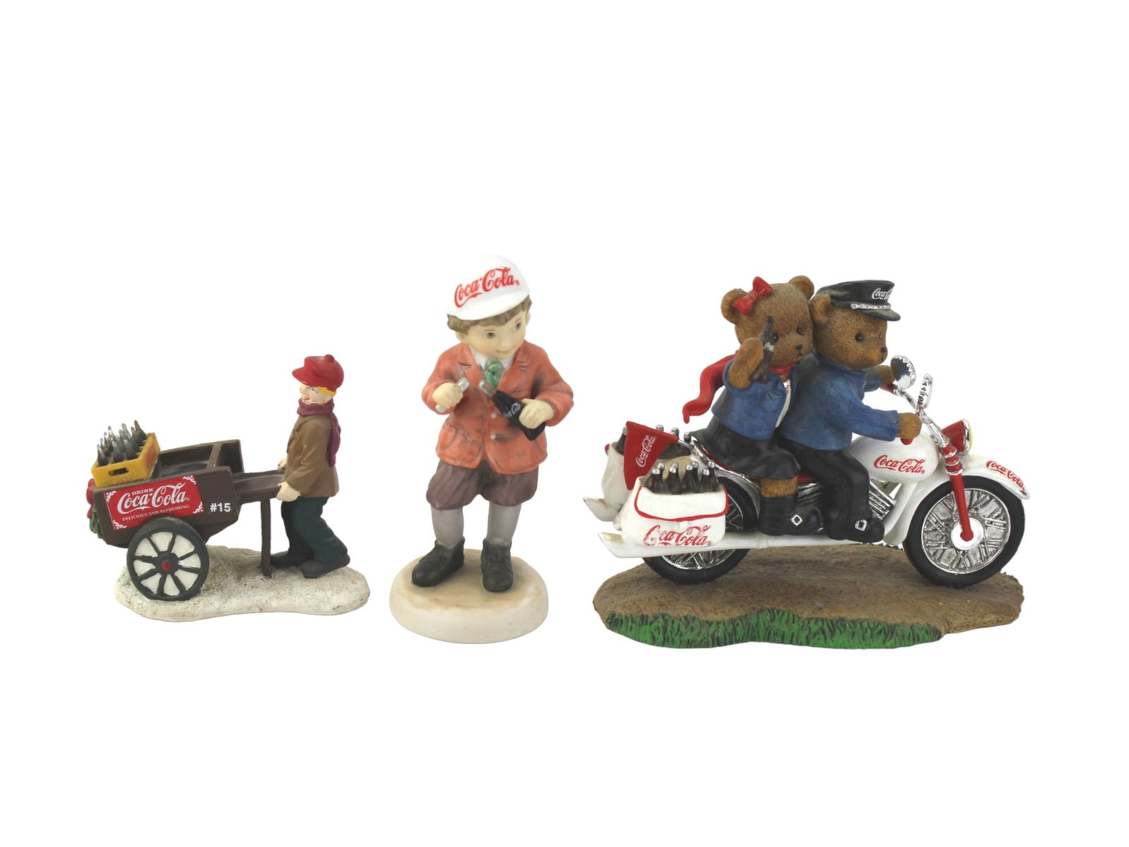 SEVEN VARIOUS COCA-COLA FIGURINES - 2