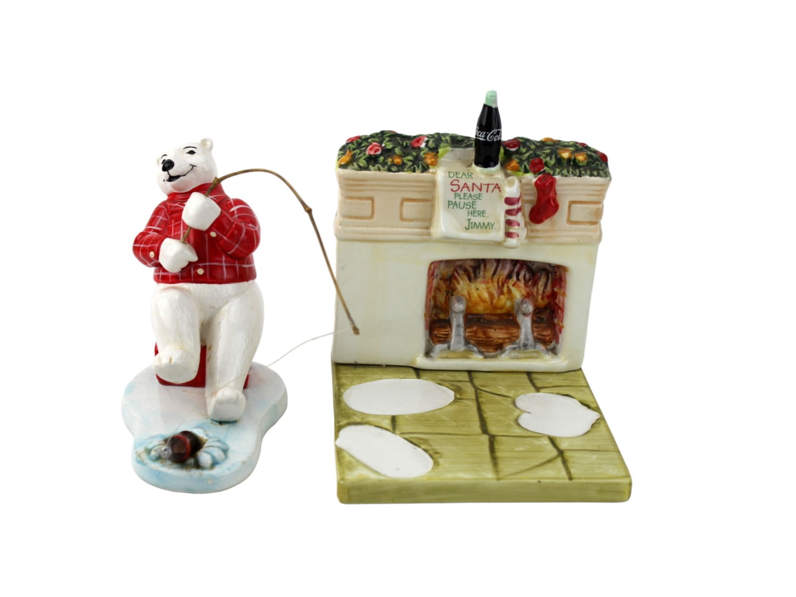 SEVEN VARIOUS COCA-COLA FIGURINES - 7