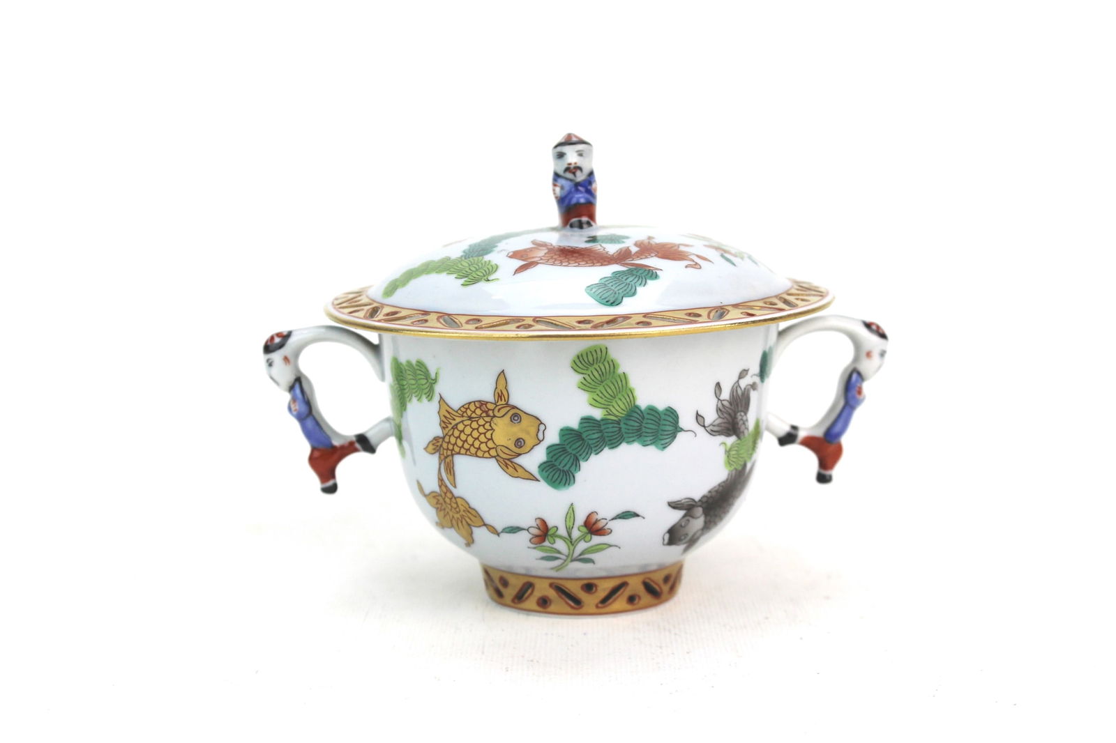 Herend Hungary Lidded Porcelain Tea Cup (1 of 9)