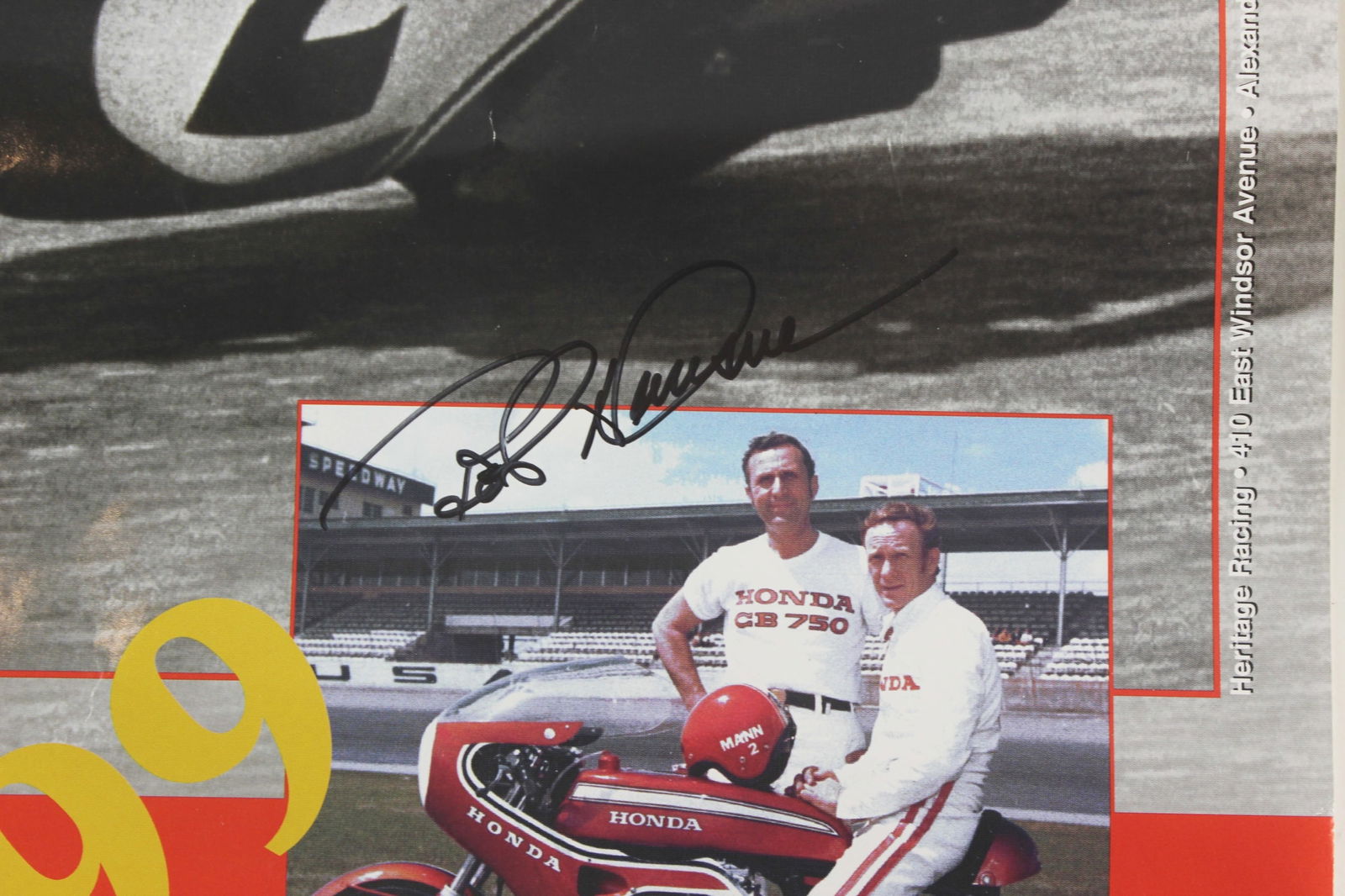 Two Signed Motorcycle Racing Posters - 5