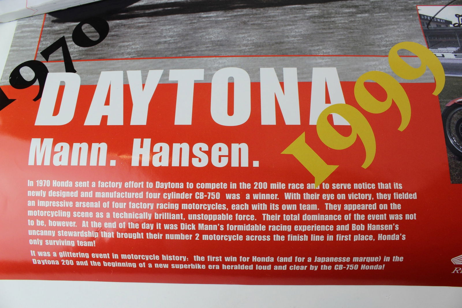 Two Signed Motorcycle Racing Posters - 6