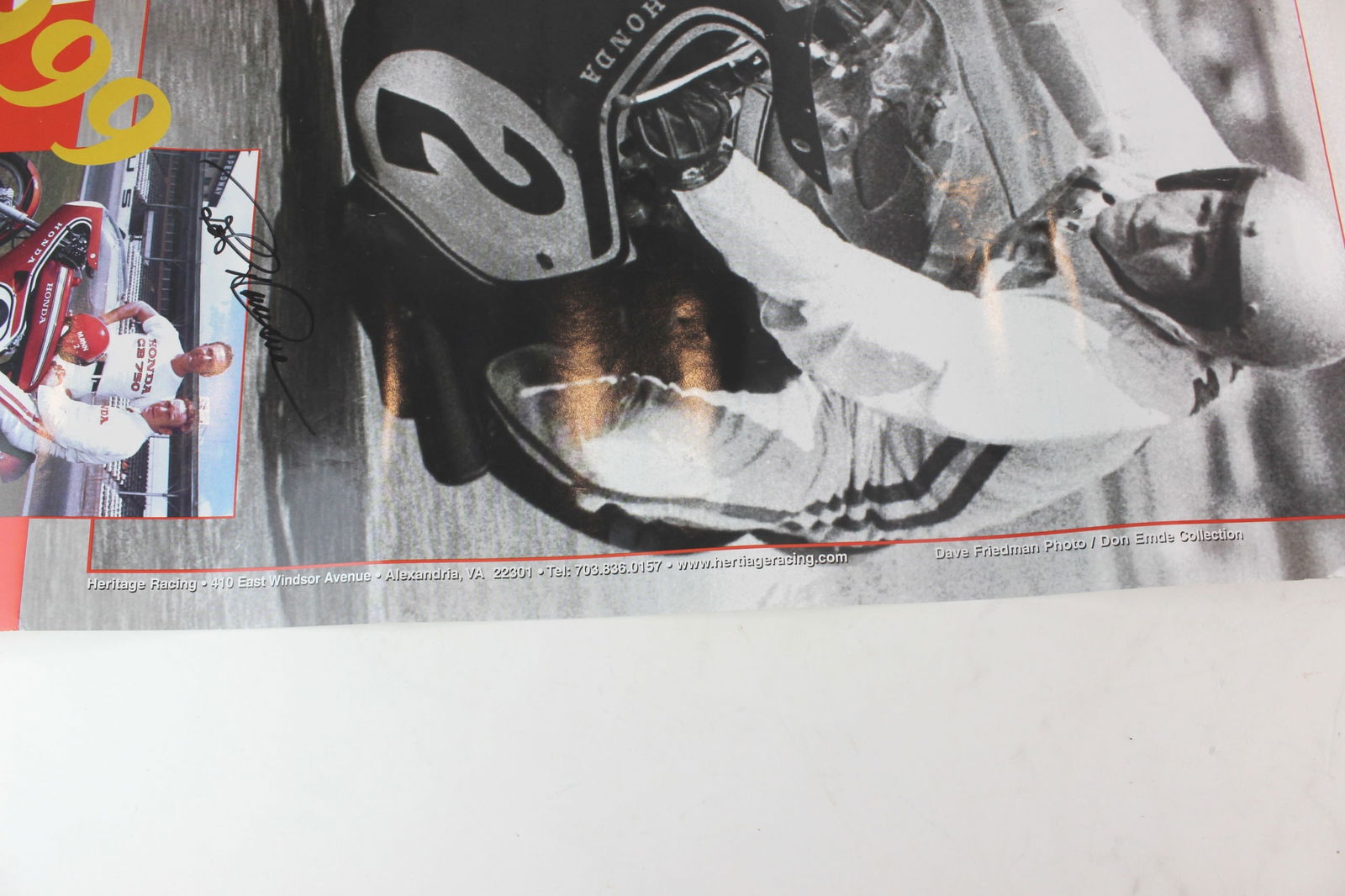 Two Signed Motorcycle Racing Posters - 7