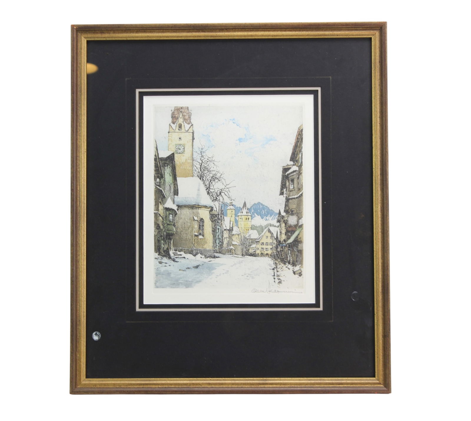 Robert Kasimir, Signed Color Etching (1 of 3)