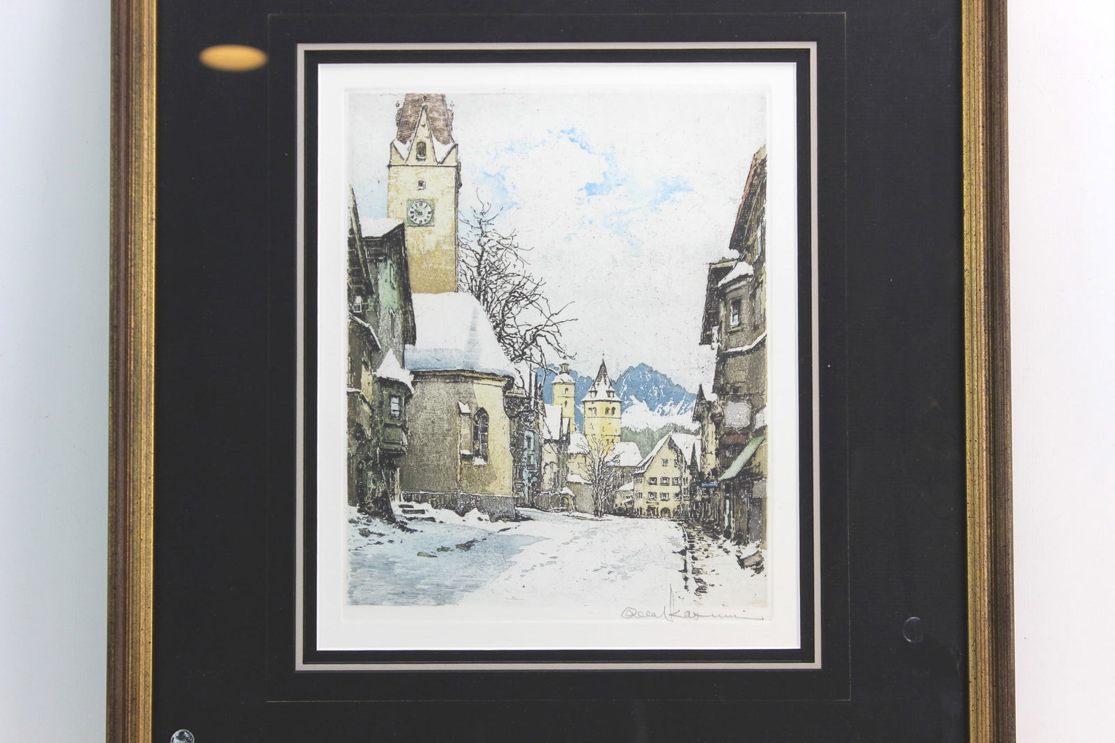 Robert Kasimir, Signed Color Etching - 2