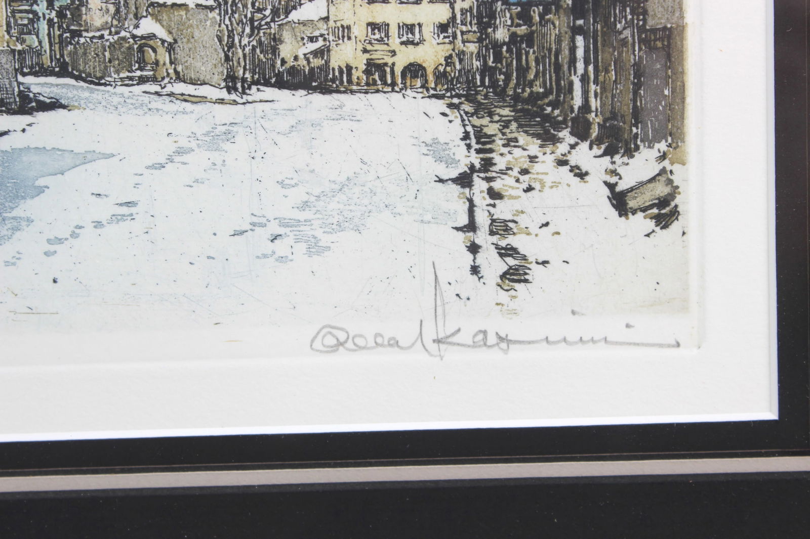 Robert Kasimir, Signed Color Etching - 3