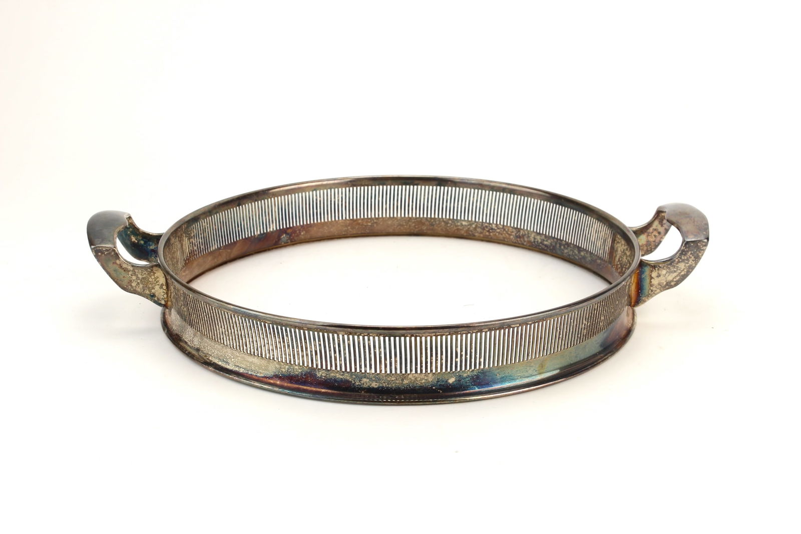 Silver Plate Casserole Dish Holder (1 of 4)