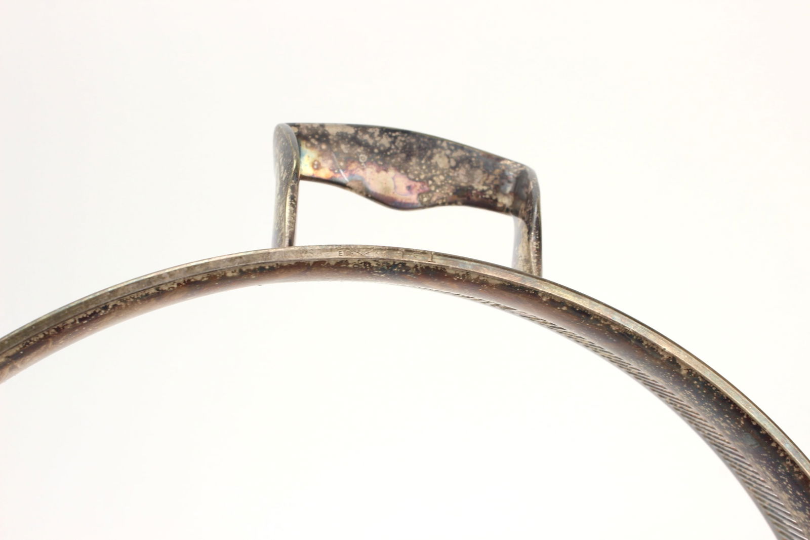 Silver Plate Casserole Dish Holder - 3