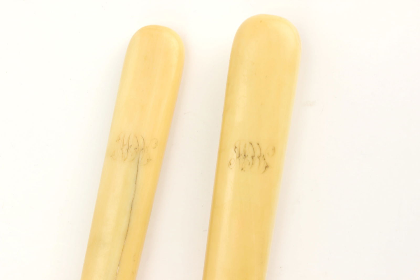 Two Silver Plate Bone Handle Serving Utensils - 4