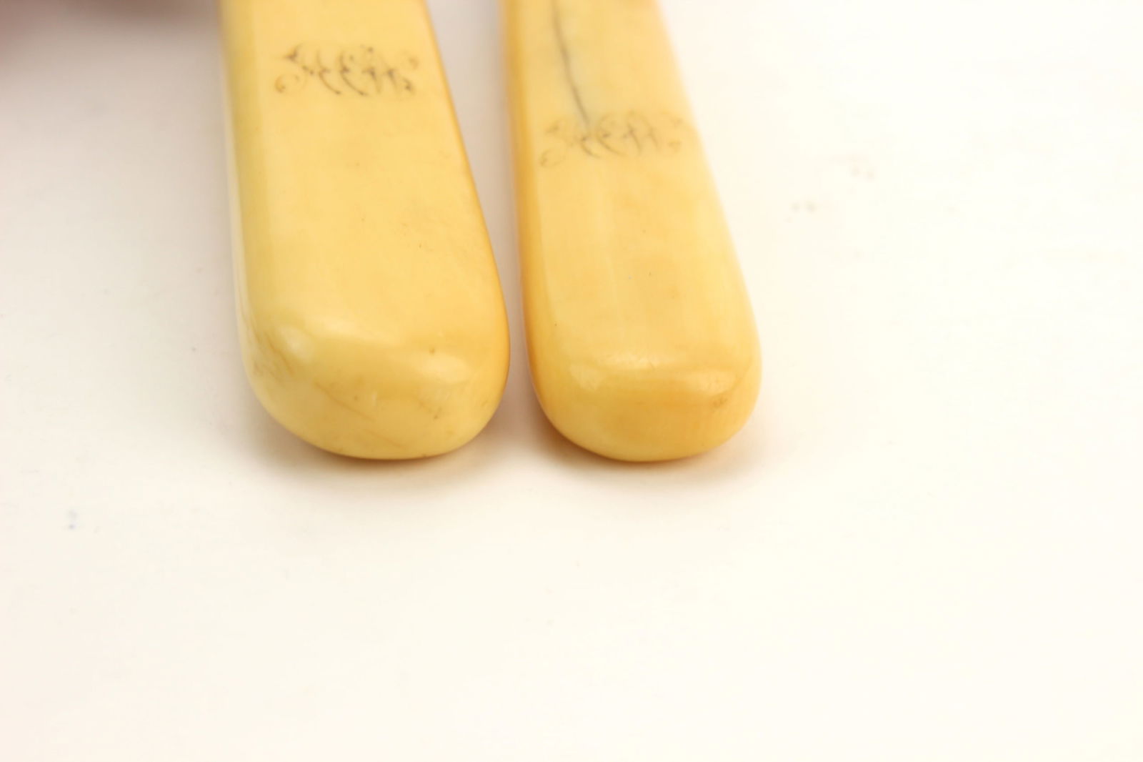 Two Silver Plate Bone Handle Serving Utensils - 5