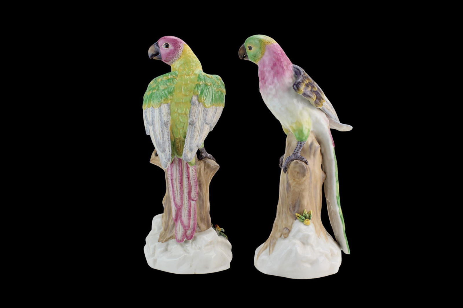 Chelsea House Porcelain Parrot Figurine Pair (1 of 9)