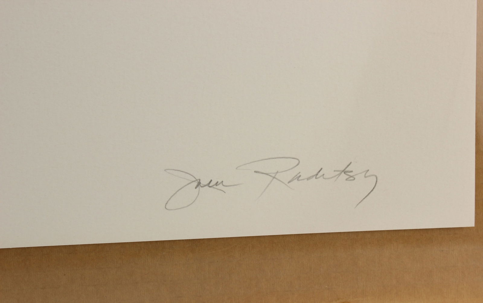 Jack Radetsky Signed Limited Edition Lithograph - 3