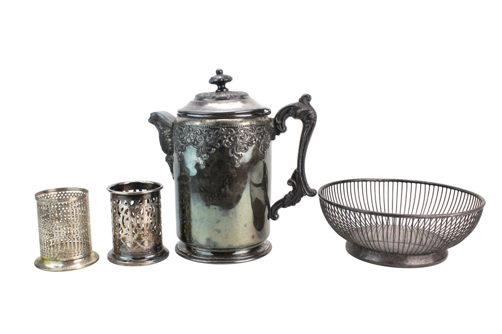 Mixed Silver Plate Hollowware Group (1 of 10)