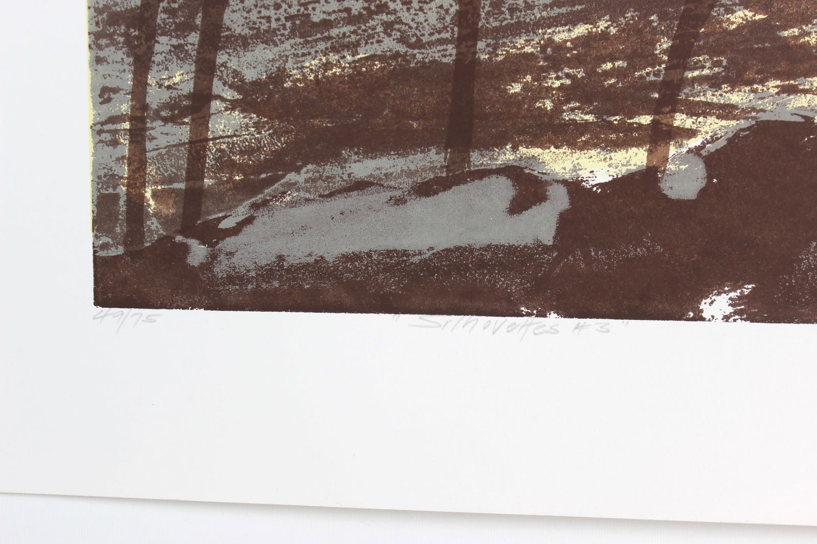 Howard Bradford, Silhouettes #3, Signed Serigraph - 3