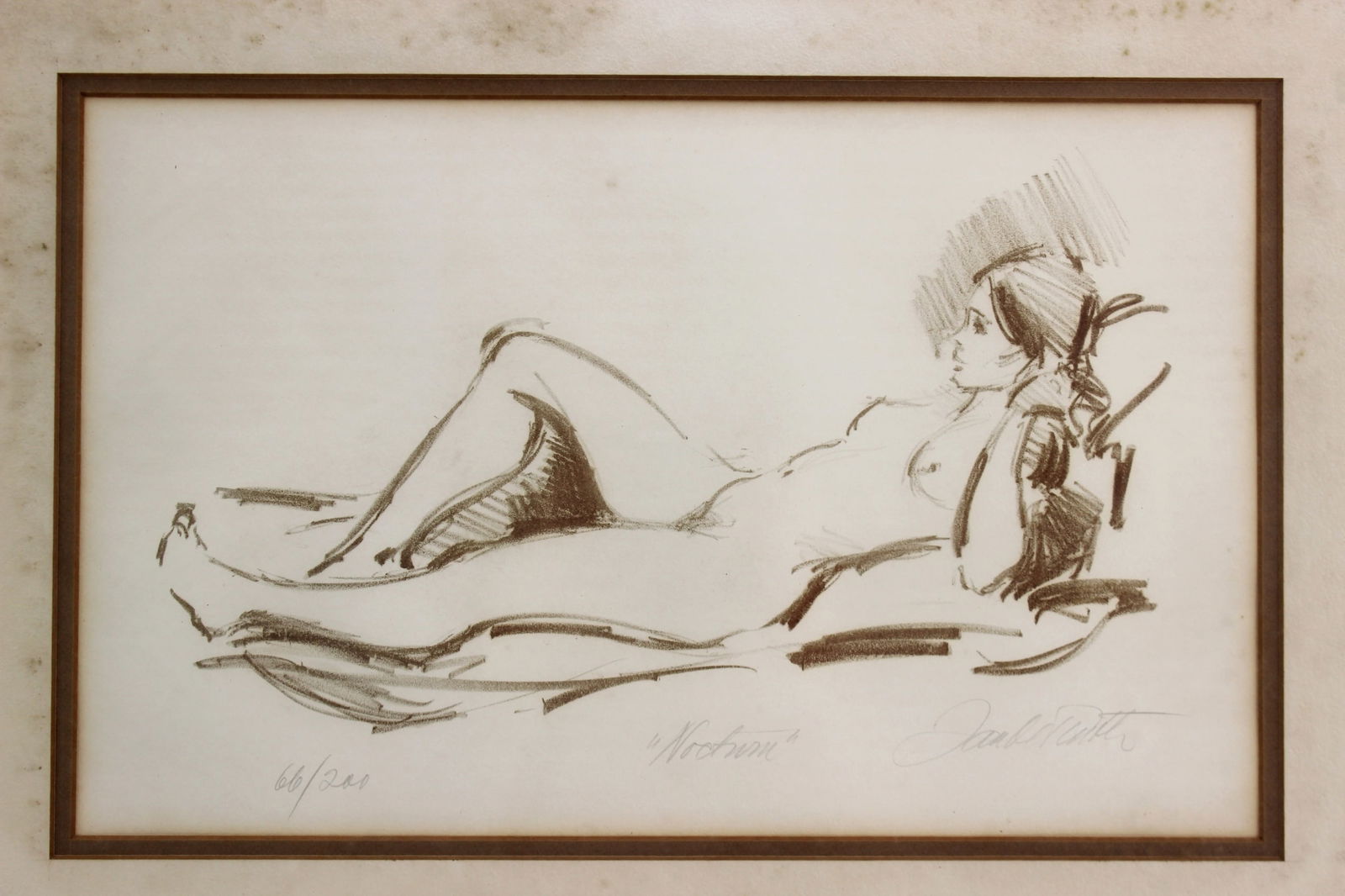 Jan De Ruth, Nocturne, Signed Lithograph - 2